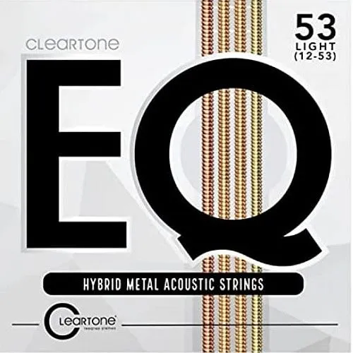 Cleartone 7812 EQ Hybrid Metal (12-53) Комплект струн для акустической гитары Phos Bronze.