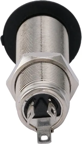 Musiclily MX2396NK Выходной разъем электрогитары, моно, никель.