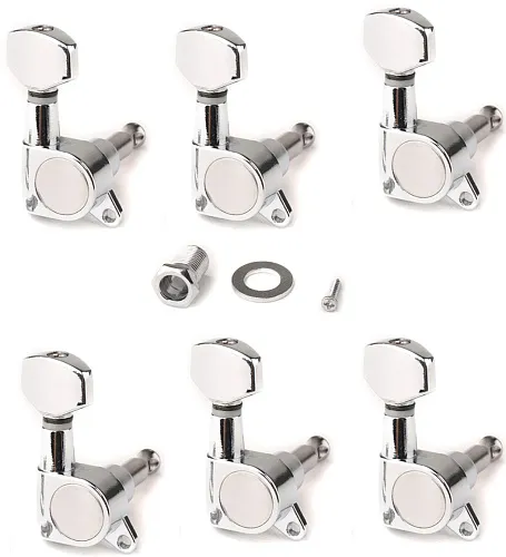 Musiclily M174-6 Комплект колков для гитары, 6л, хром.